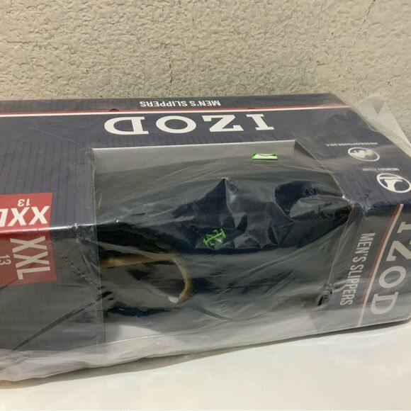 New Izod IZOD Men's Two-Tone clog Slipper Warm Soft Classic Slip-On XXL - Picture 3 of 4